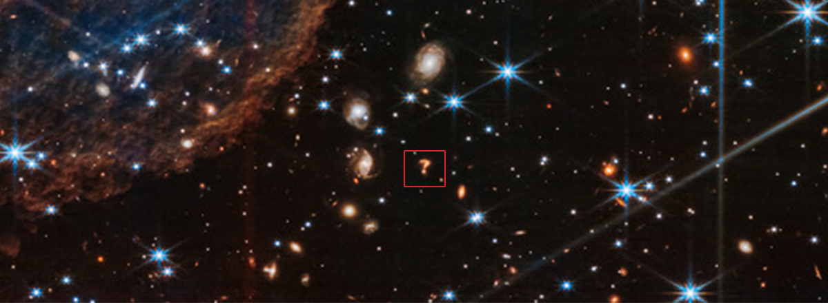 James Webb Spots A Cosmic Question Mark In Deep Space