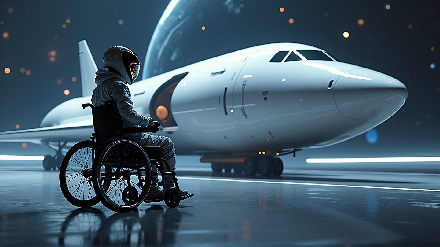 Breaking Barriers: First Wheelchair User to Venture into Space on Blue ...