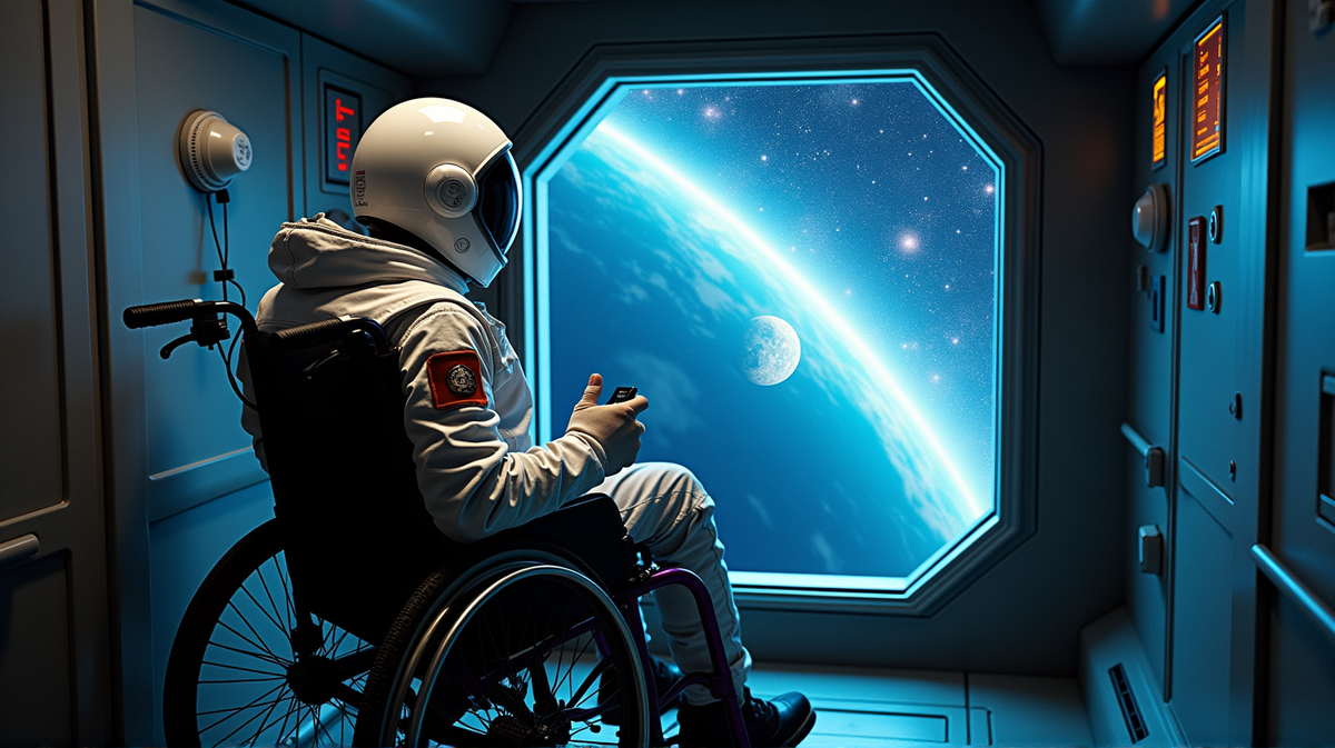 Trailblazing the Stars: The First Wheelchair User Aims to Reach Space