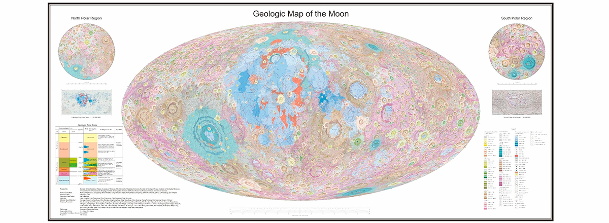 Scientists Share the Most Detailed Geological Map of the Moon