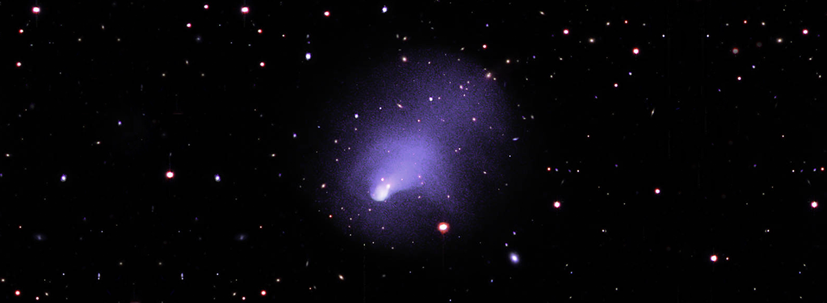 NASA's Chandra Observatory Spots Galaxy Clusters' Collision