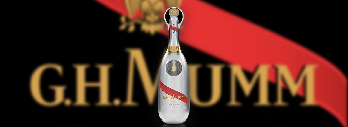 Mumm Designed a Champagne Bottle Designed for Space Travel