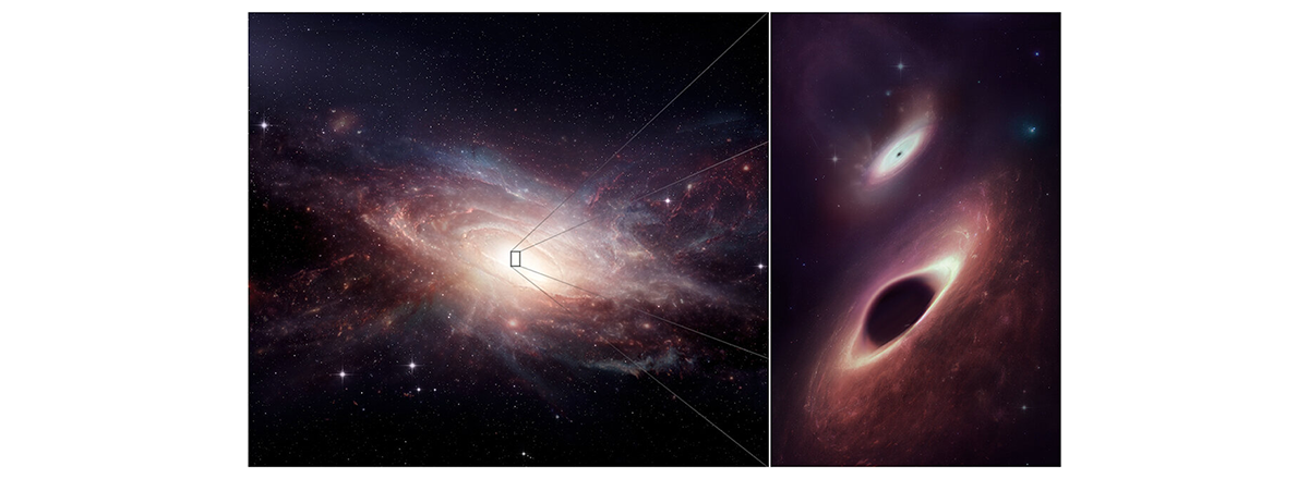 Scientists Discover Two Supermassive Black Holes in Merging Galaxies