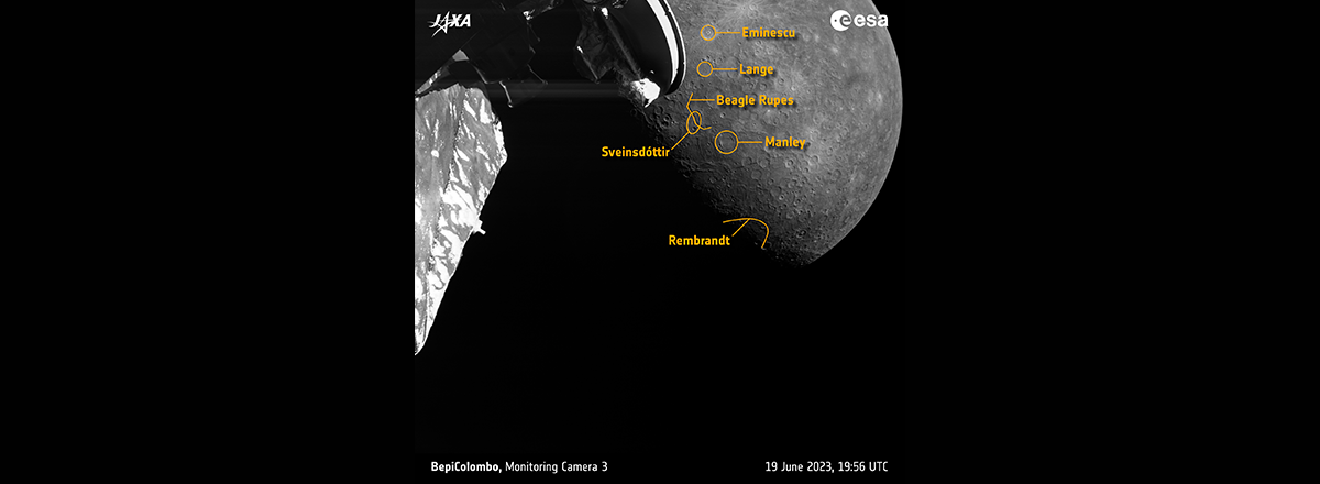 BepiColombo Snaps New Images of Mercury During Its Third Flyby
