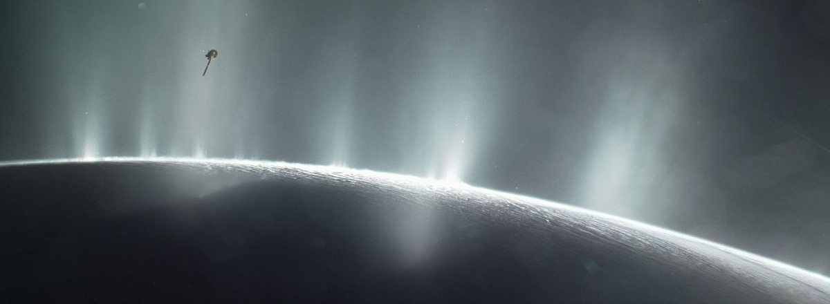 Scientists Discover a Gargantuan Geyser on Saturn's Moon