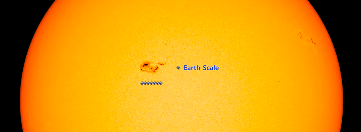 Astronomers Discover a Giant Sunspot Seven Times Wider Than Earth