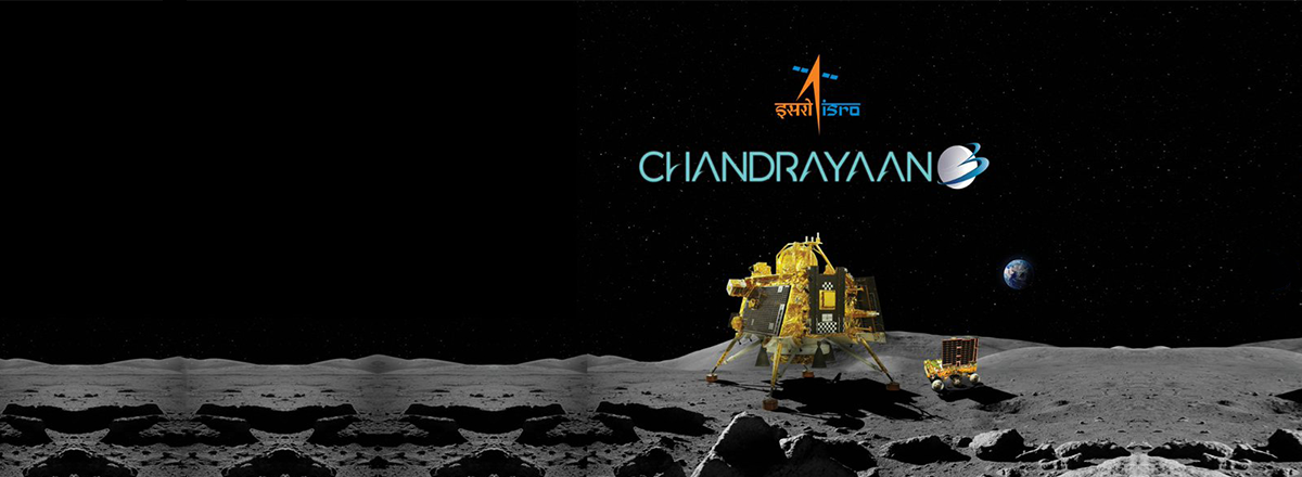 Indian Moon Rover Pragyan Captures the First Image of Its Lander at Lunar South Pole