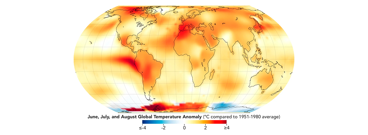NASA Confirms Summer 2023 as the Hottest on Record