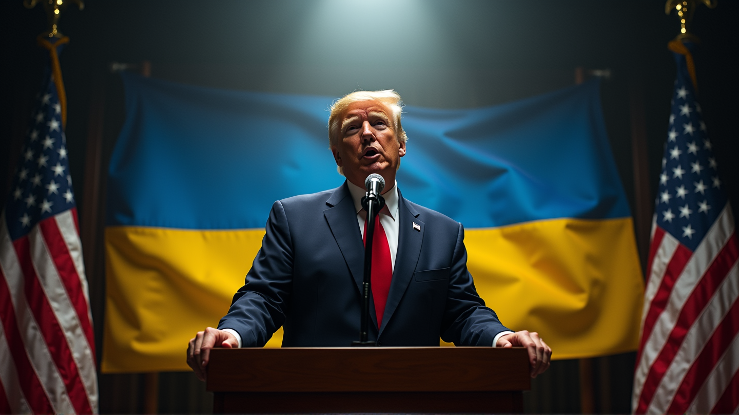 Trump's Bold Stance on Ukraine: A Spectacle of Diplomacy Tensions