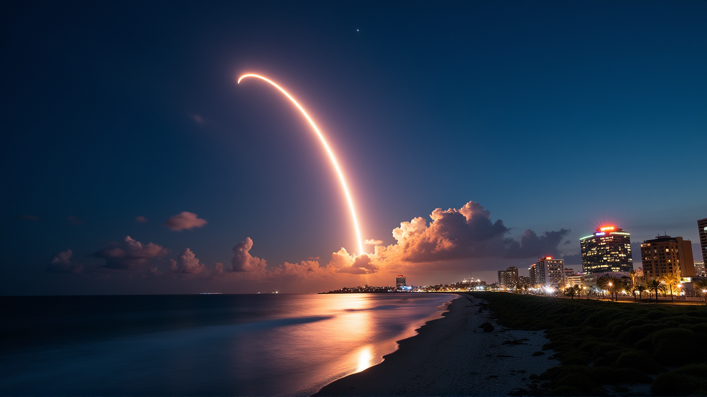 San Diego Awestruck as SpaceX Rocket Ignites the Night Sky!