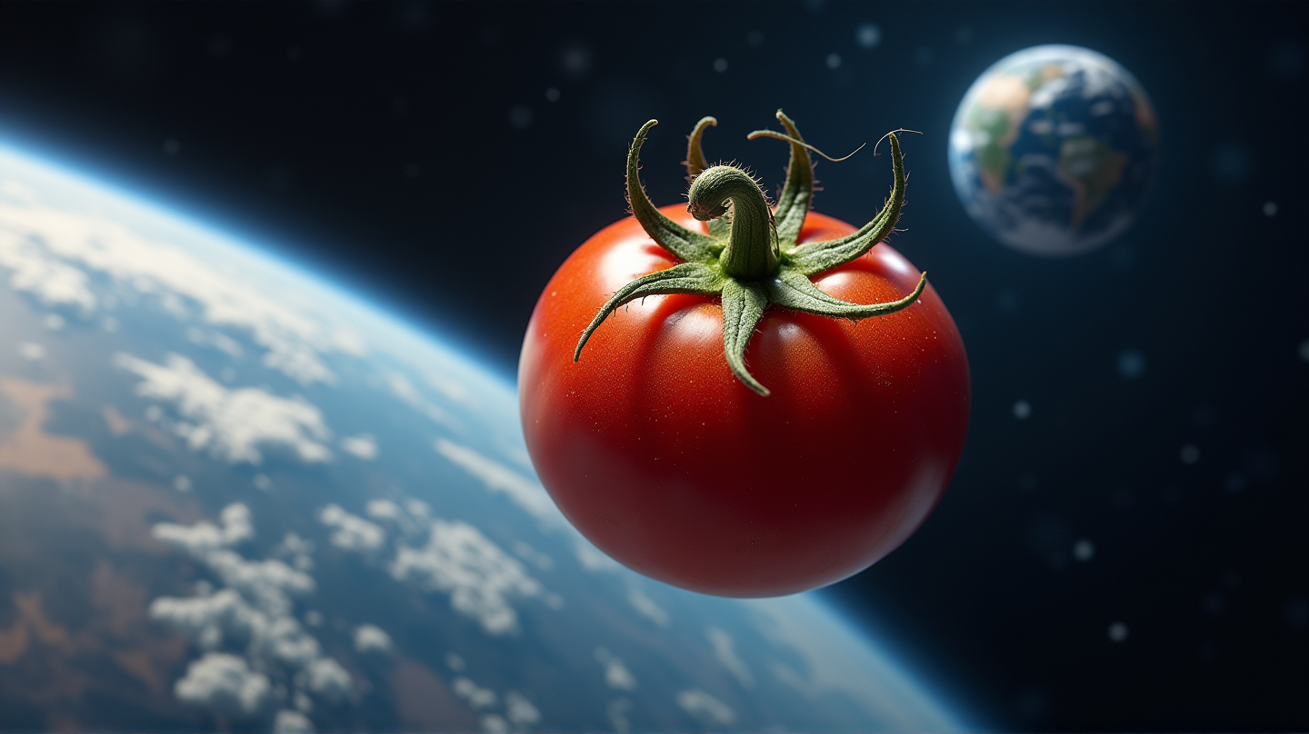 Lost in Space: The Curious Case of the Wandering Tomato Aboard ISS
