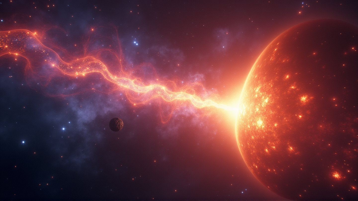 Webb Telescope Unveils Awe-Inspiring Cosmic Jet from Massive Young Star