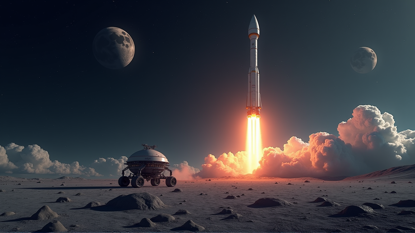 SpaceX Falcon Heavy's New Lunar Launch Date Marks an Awaited Cosmic Journey