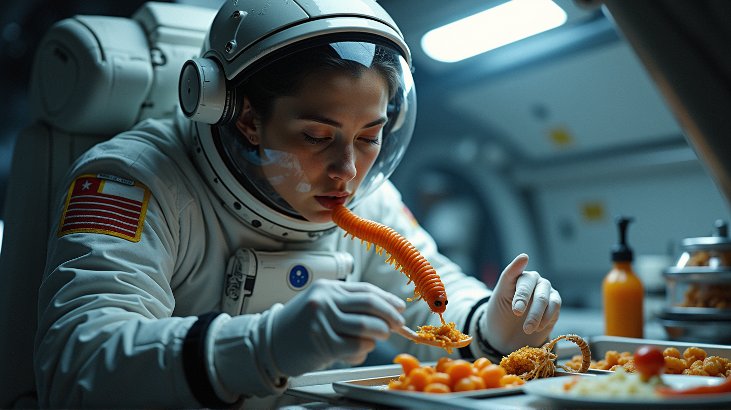 Insects on the Space Menu: A Surprising Solution for Astronaut Diets