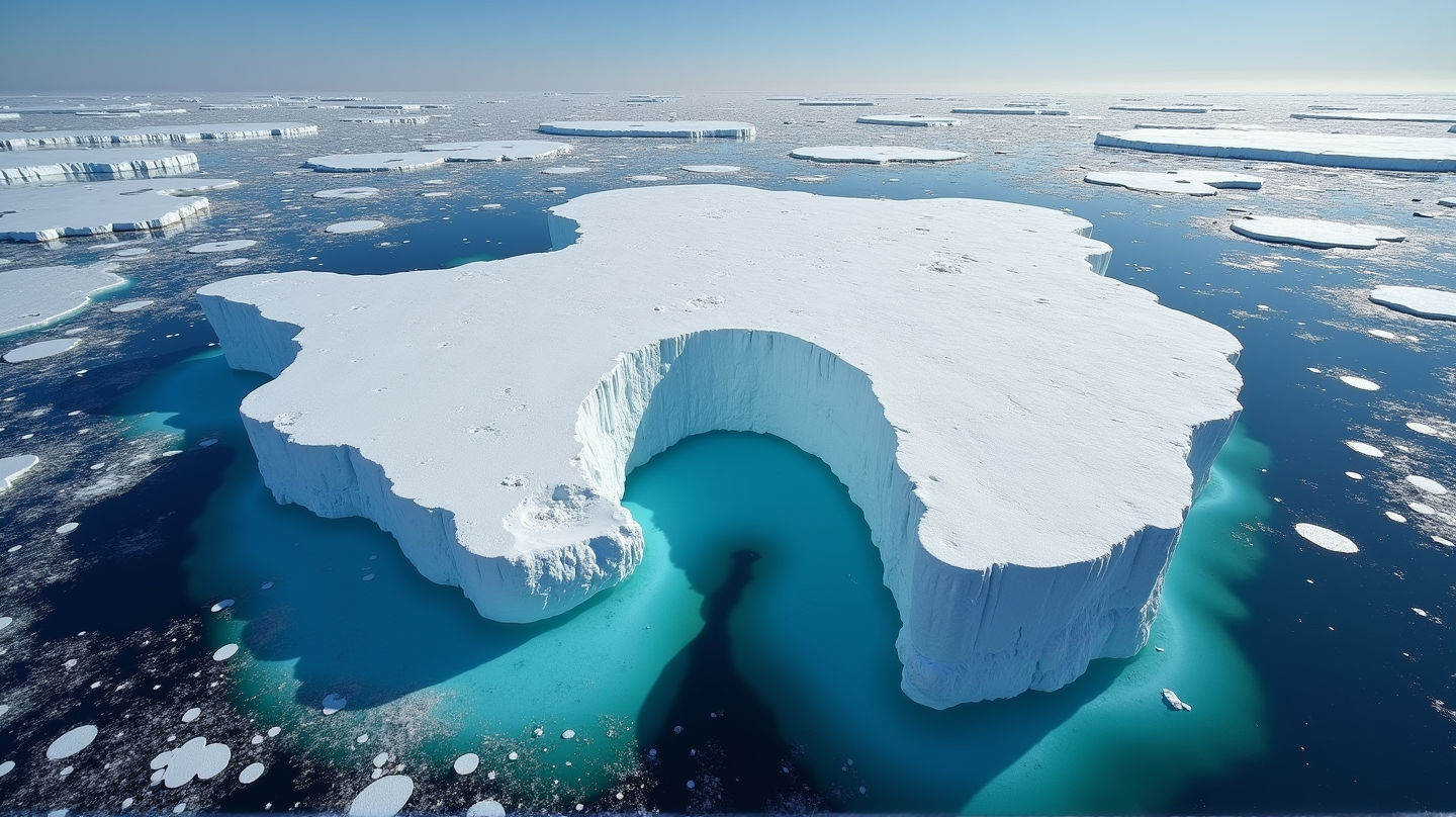 Antarctic Sea Ice Levels Plummet to Historic Lows