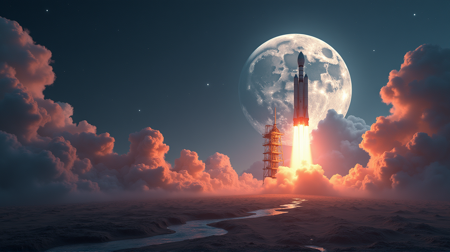 Space Showdown: U.S. Plans Lunar Leap Against China's Rising Star