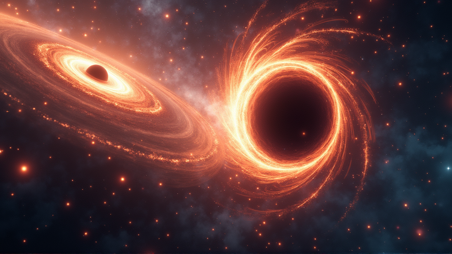 Universe-Quaking Black Hole Collision Unleashes Cosmic Waves