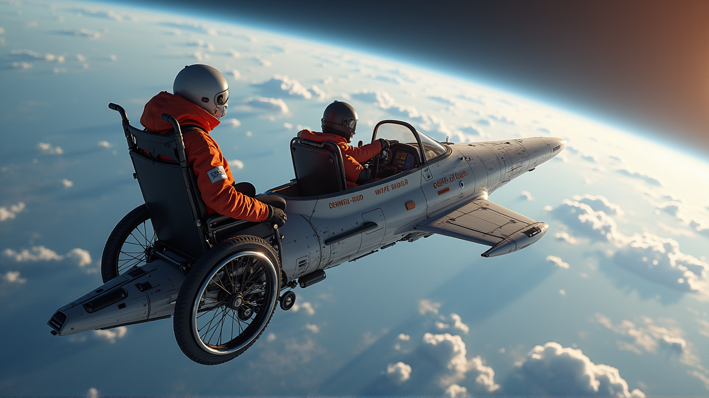 Breaking Barriers: First Wheelchair User to Soar into Space on NS-37 Flight