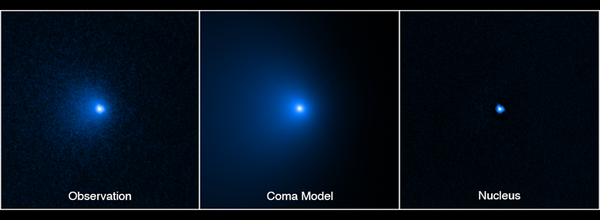Hubble Determines the Size of the Largest Icy Comet Nucleus