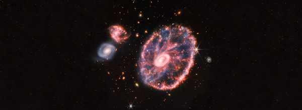 James Webb Telescope Captures a Stunning View of Cartwheel Galaxy