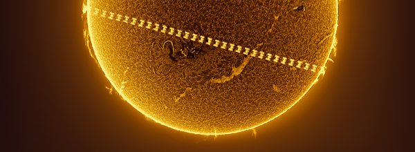 Astrophotographer Captures Stunning Image of ISS Transiting the Sun