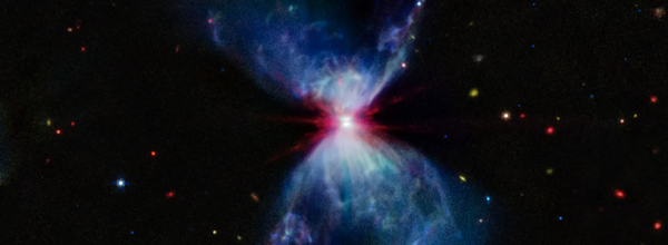 James Webb Telescope Captures Stunning 'Hourglass' Effect in Star Formation