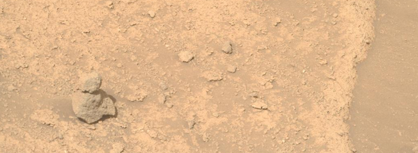Mars Rover Captures Image of Martian 'Snowman'
