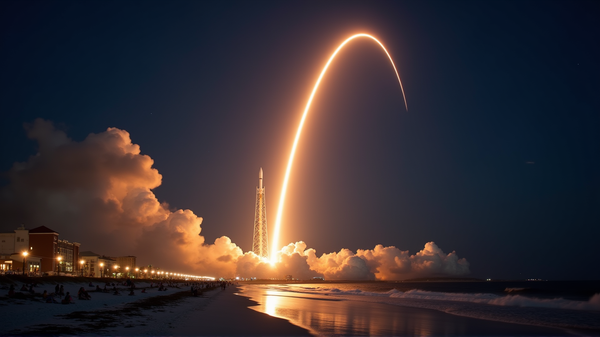 SpaceX's Captivating Nighttime Launch: Where to Witness the Awe-Inspiring Event