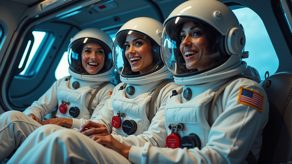 Star-Crew: Katy Perry, Gayle King, Lauren Sánchez Set to Make Space History with Blue Origin