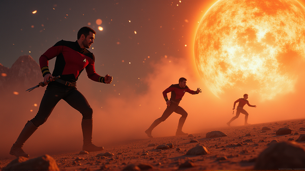 7 Thrilling Star Trek Action Scenes Beyond Starship Walls