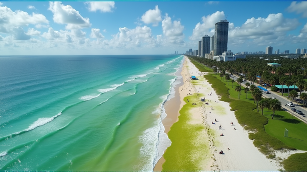 Unexpected Seaweed Surge Hits Miami Shores Early