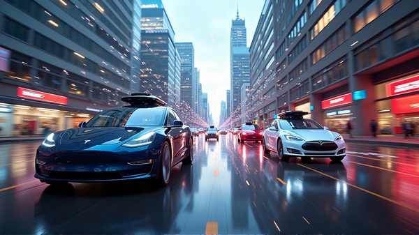 Tesla’s Strategic Ballet in the Autonomous Tech Arena: Leading the Charge?