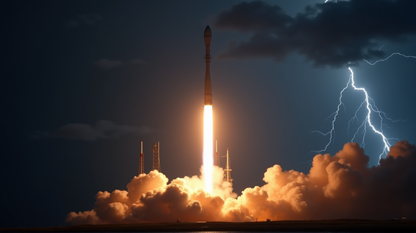 Stormy Drama as SpaceX Triumphs in Midnight Satellite Launch