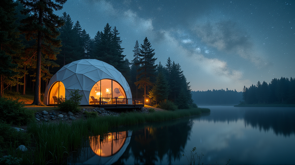Nyth Robin Unveils Stunning Dome Accommodation, A Game-Changer In Eco-Glamping