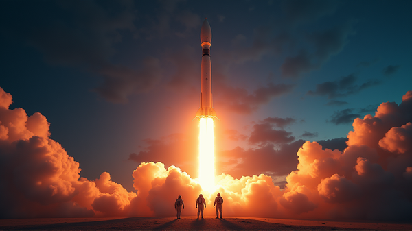 Galactic Journey: SpaceX Crew-11 Lights Up The Sky