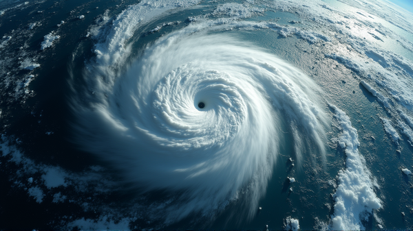 Hurricane Erin's Stratospheric Dance: A Glimpse from Above