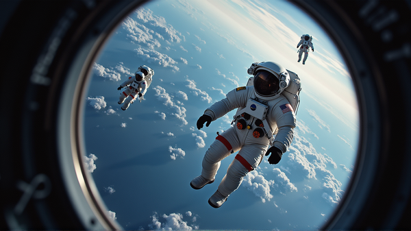 Space Odyssey: Four Astronauts Embark on a Thrilling 6-Month Mission to ISS