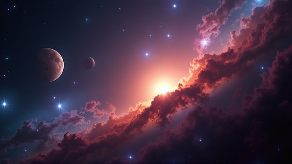 Unveiling the Cosmic Beauty: James Webb Space Telescope Captures Triple Star System