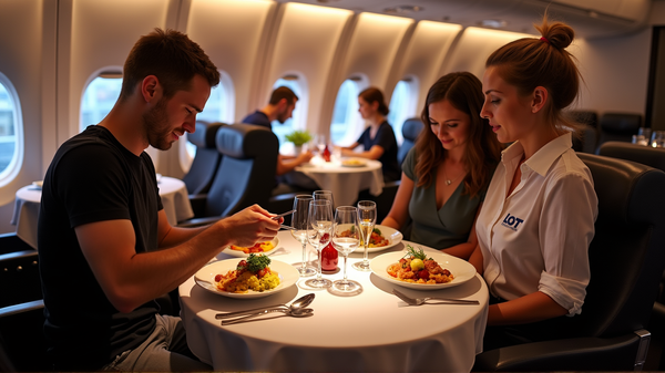 LOT Polish Airlines Elevates Business Class with Michelin-Star Menu