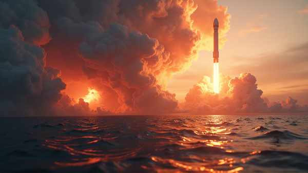 Epic Splashdown: SpaceX's Charred Starship Triumphantly Lands in Ocean
