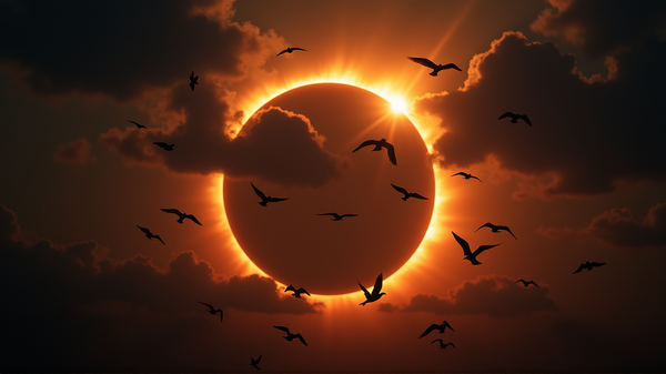 Eclipse 2024: Birds Sing a False Dawn Chorus
