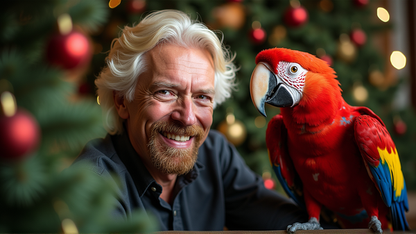 From Christmas Trees to Galactic Tours: Richard Branson's Journey