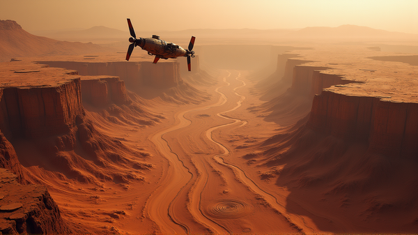 Explore Mars Like Never Before: Fly Over Ancient Valleys and Craters with ESA's Video