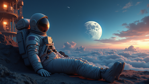 Astronaut's Unusual Pre-Launch Ritual: A Nap Before Moon Voyage