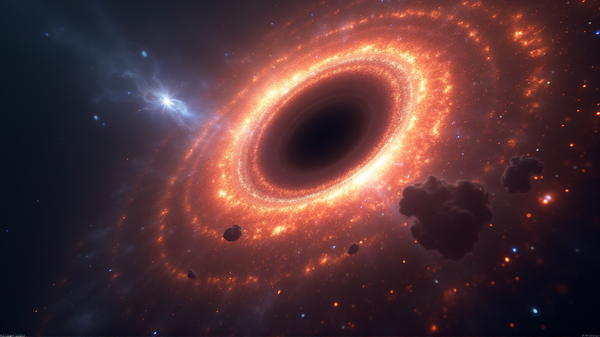 James Webb Telescope Unveils Aggressive Black Hole in Youthful Universe